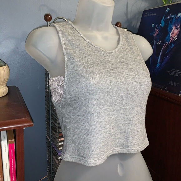 Wet seal crop top